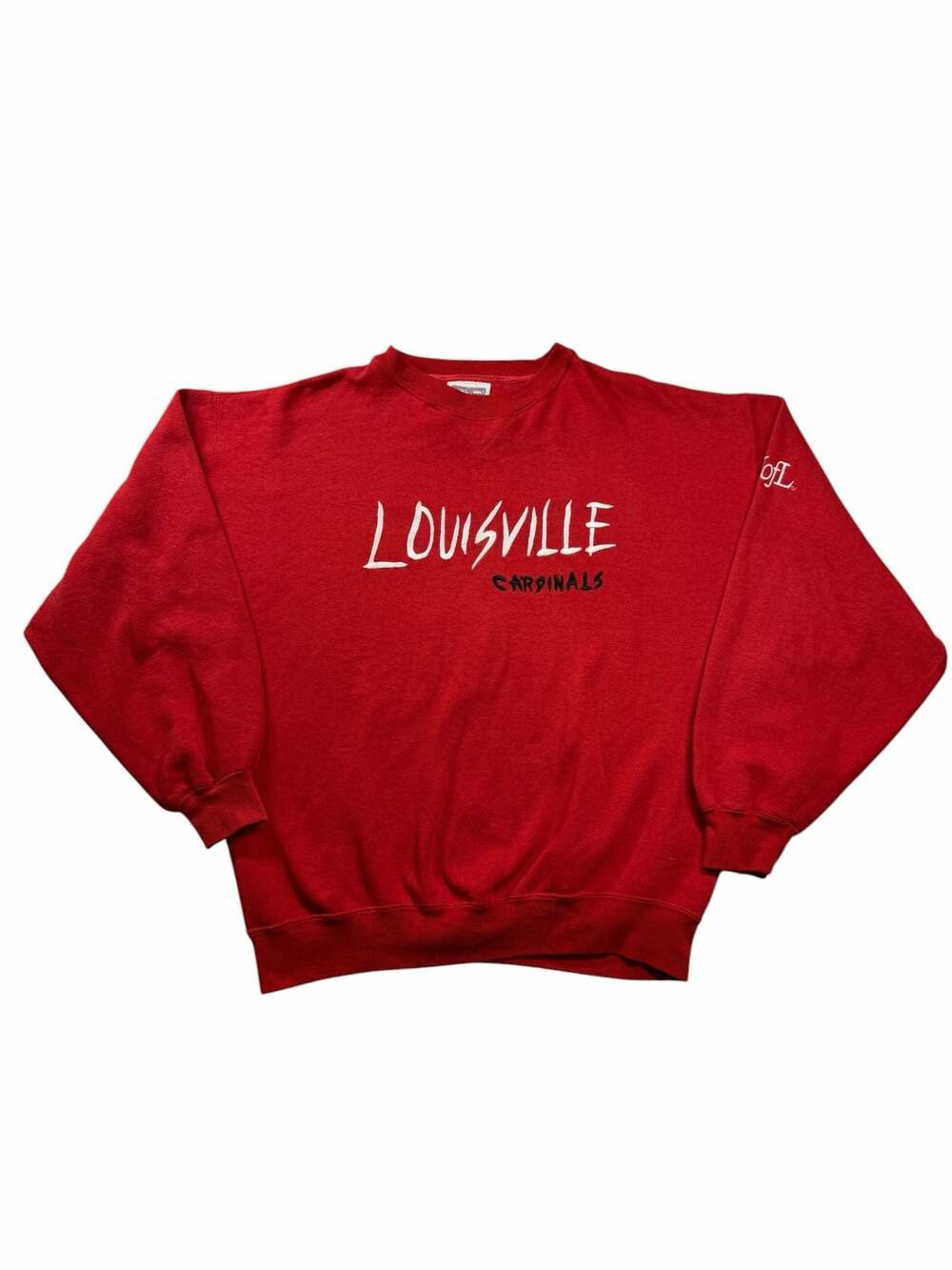 Vintage Louisville Cardinals CS Crable Sportswear Sweatshirt Mens XL Red USA